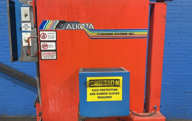 Alkota Cleaning Systems 26” Dia. X 32” Height Rotary Parts Washer - 112