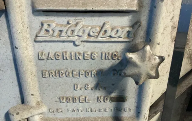 Bridgeport 9”x42” Vertical Mill - 3926