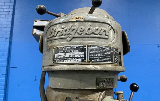 Bridgeport 9”x42” Vertical Mill - 3926