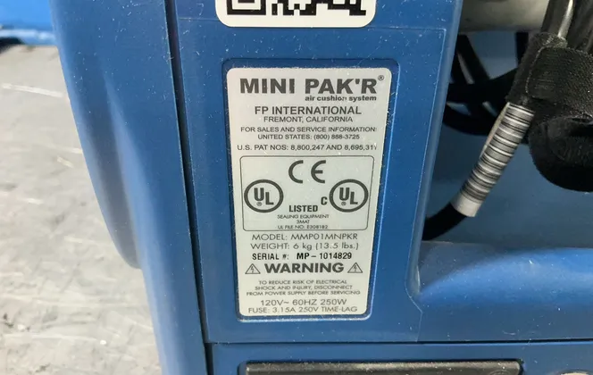 Fp International Air Cushion Machine - Mmp01mnpkr