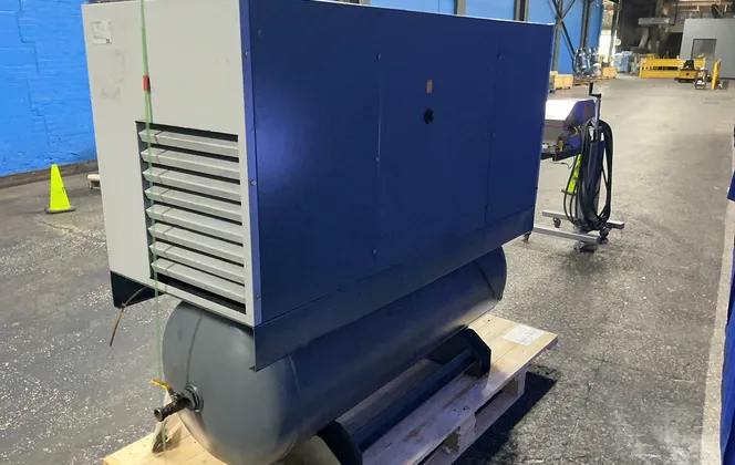 Atlas Copco 25 Hp Air Compressor - Ga18ff A 125 Fm