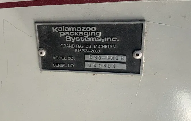 Kalamazoo Packaging Systems 28.5” Window Wrapper Assembly - 830-fa12
