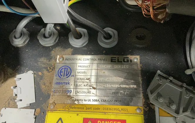 Elgi Equipments Limited 5.5 Kw Screw Air Compressor - En5-125