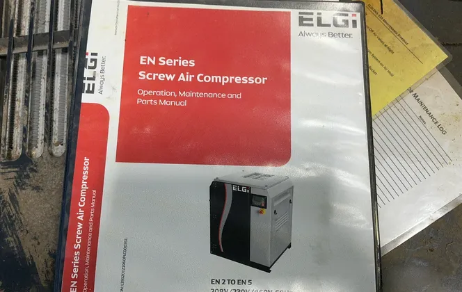 Elgi Equipments Limited 5.5 Kw Screw Air Compressor - En5-125
