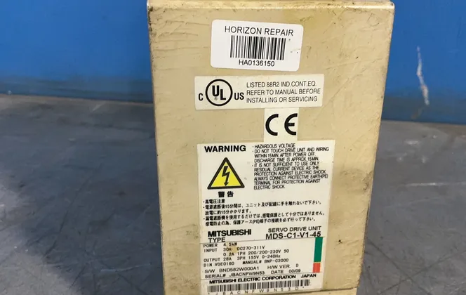 Mitsubishi 30 Amps Servo Drive Unit - Mds-c1-v1-45