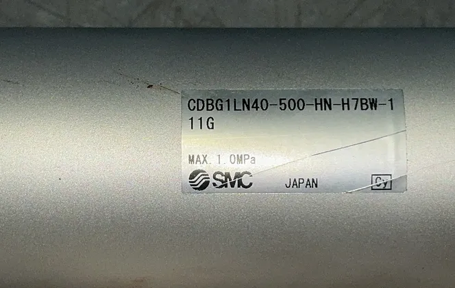 Smc 1.0 Mpa Cylinder - Cdbg1ln40-500-hn-h7bw-111g