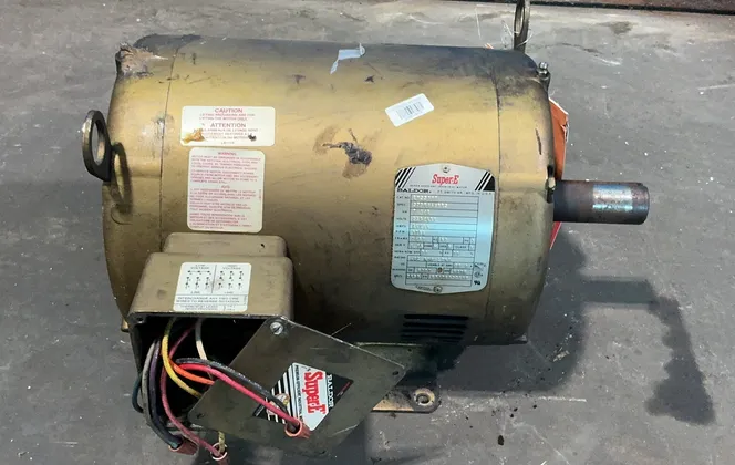 Baldor 7hp 1760rpm20/10a Super-e Industrial Motor - Em3311t