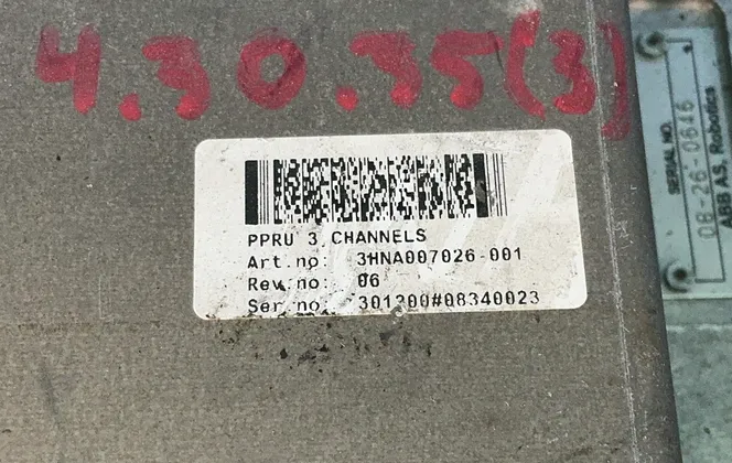 Abb Robotic Valve Controller - 3hna007022-001