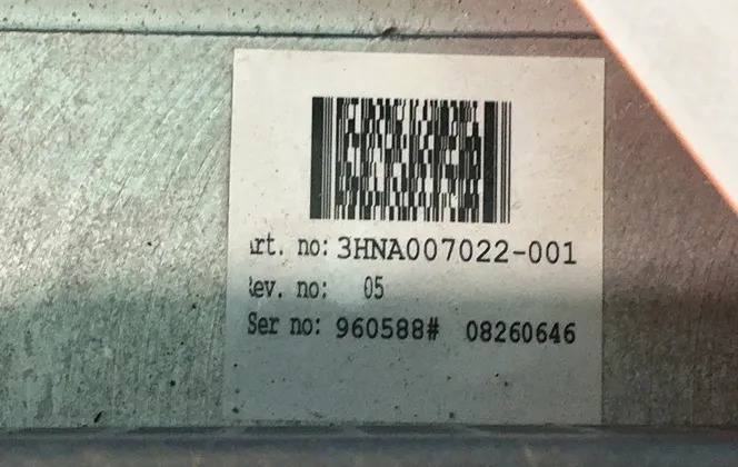 Abb Robotic Valve Controller - 3hna007022-001