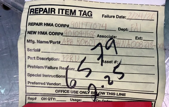 Abb Robotic Valve Controller - 3hna007022-001