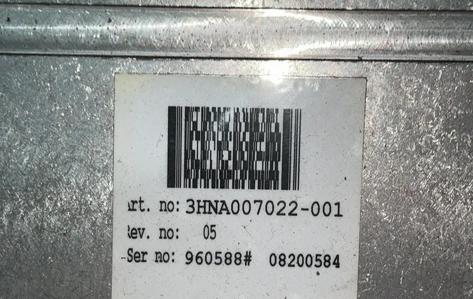 Abb Robotic Valve Controller - 3hna007022-001