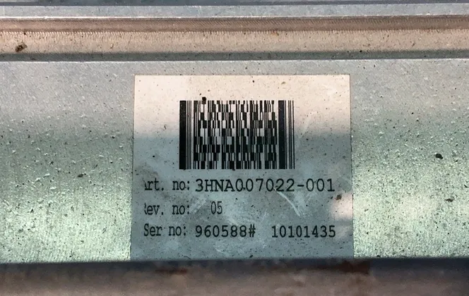 Abb Robotic Valve Controller - 3hna007022-001