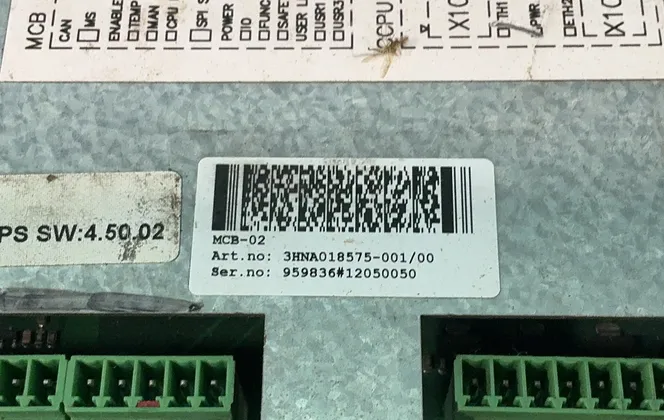 Abb Mcb-02 Manipulator Control Board - 3hna018575-001/00