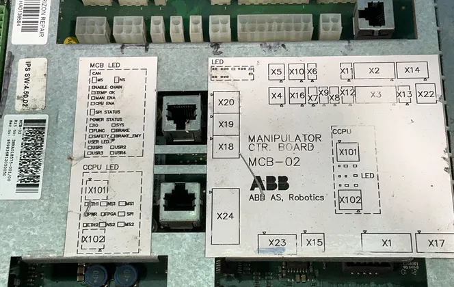 Abb Mcb-02 Manipulator Control Board - 3hna018575-001/00