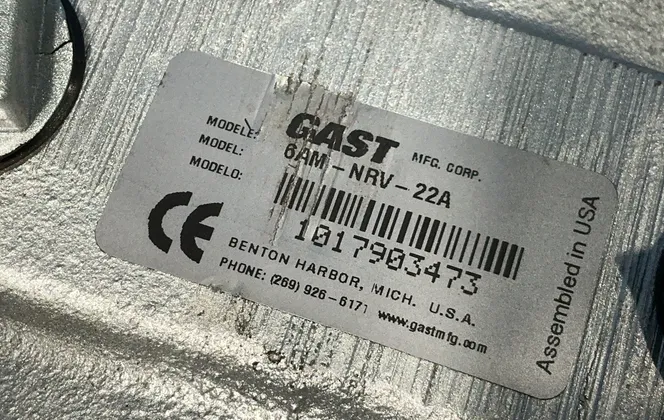 Gast Manufacturing Group Air Motor - 6am-nrv-22a