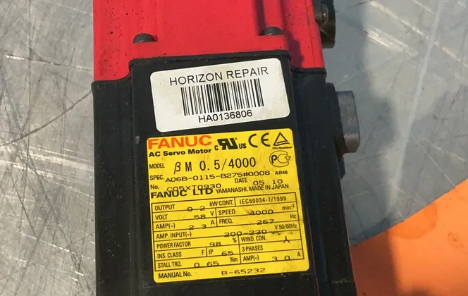 Fanuc Bm 0.5/4000 Ac Servo Motor - A06b-0115-8275#0008