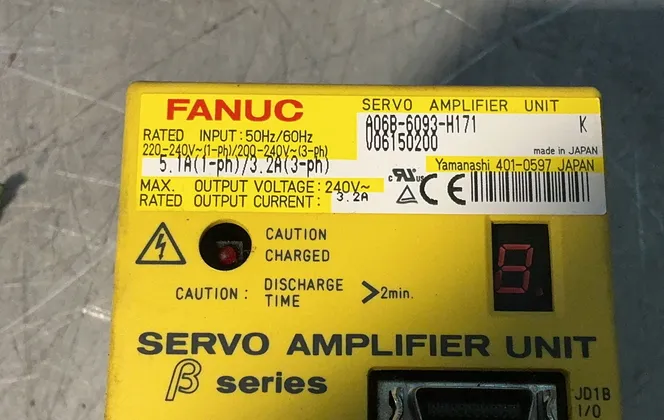 Fanuc Servo Amplifier Unit - A06b-6093-h171