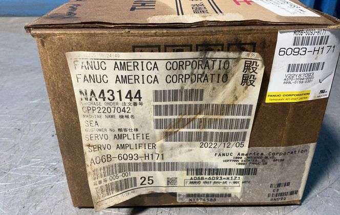 Fanuc Servo Amplifier Unit - A06b-6093-h171