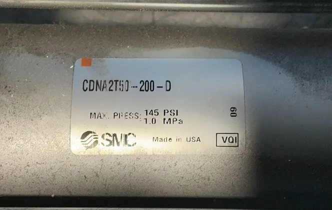 Smc 145psi Max Pneumatic Tie Rod Cylinder - Cdna2t50-200-d