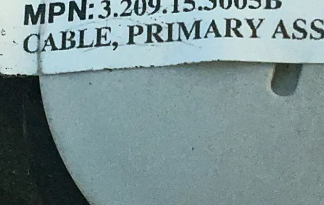 Leoni Eps Primary Cable Assembly. - 3.209.15.3005b