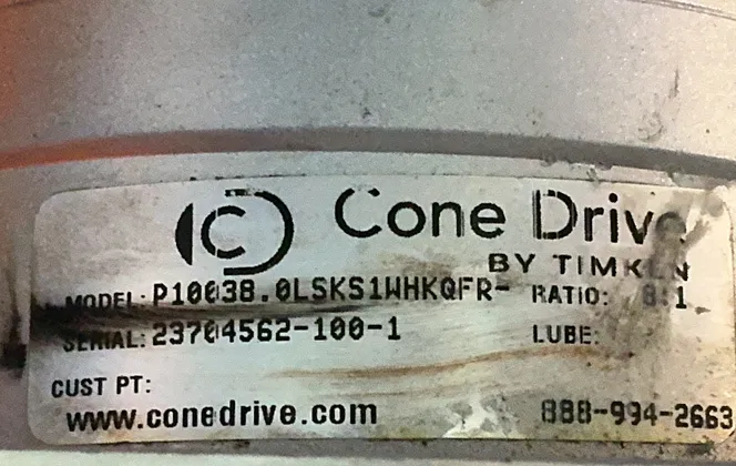 Timken 8:1 Ratio Cone Drive Gearbox - P10038.0lsks1whkqfr