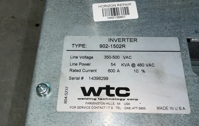 Wtc Welding Control Unit - 902-1502r