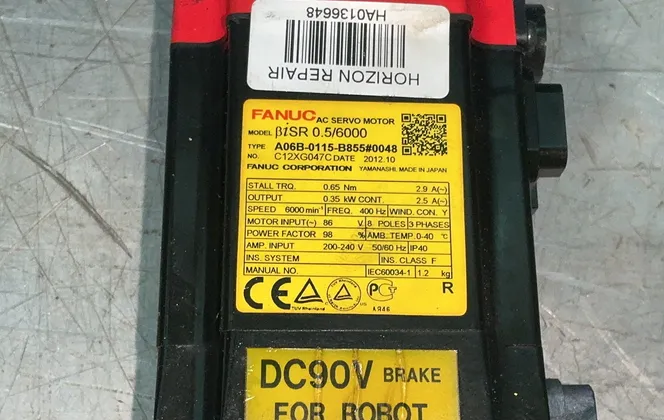 Fanuc 6000rpm Ac Servo Motor - A06b-0115-b855#0048
