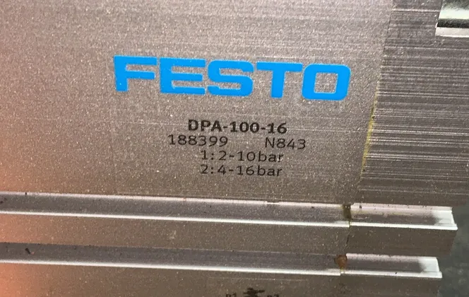 Festo 1:2-10bar, 2:4-16bar Pneumatic Pressure Booster - Dpa-100-16