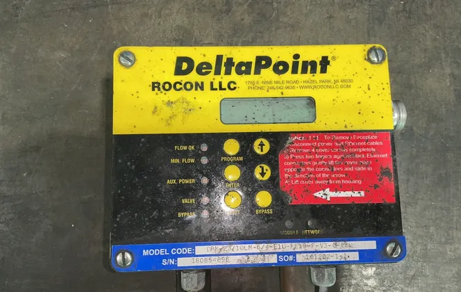 Rocon Inc Deltapoint Flow Monitor - Dpm-23/10ln-6/4/-e1u-fe19-f-v3-c-cel