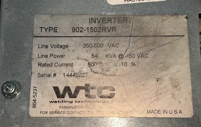 Wtc Inverter - 902-1502rvr