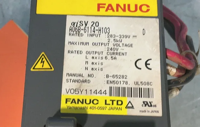 Fanuc Servo Drive - A06b-6114-h103