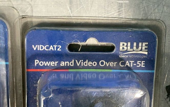 Speco Power/video Over Cat5e Converters - Vidcat2