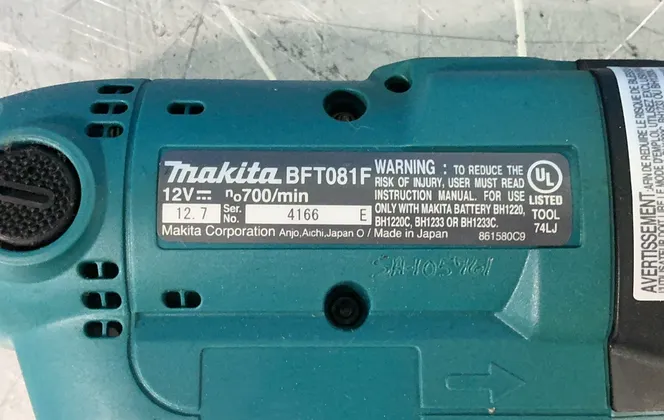 Makita 700rpm Cordless Screwdriver - Bft081f