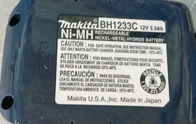 Makita 3.3ah Ni-mh Batteries - Bh1233c