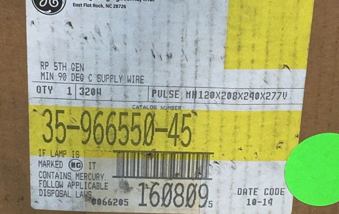 General Electric Lighting Transformer / Ballast - 35-966550-45