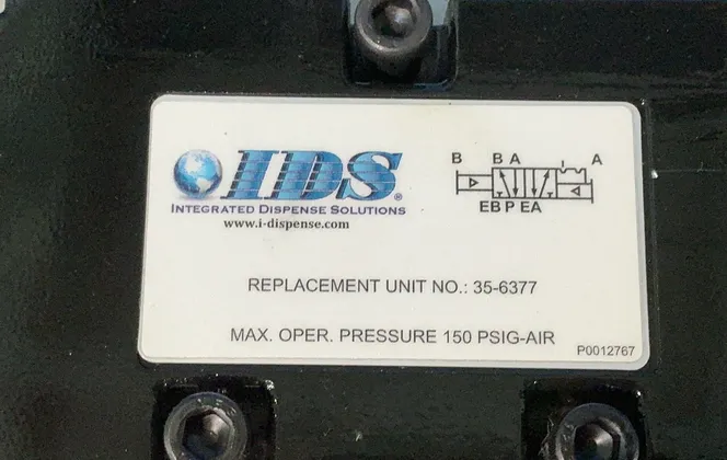 Ids 150psig Pneumatic Valve - 35-6377-b