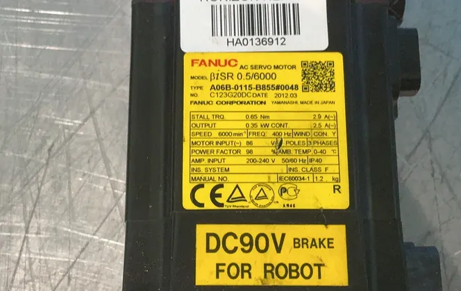 Fanuc 6000rpm Ac Servo Motors - A06b-0115-b855#0048