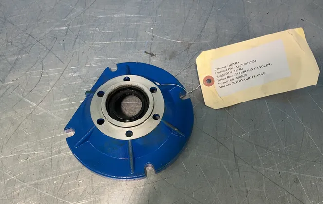 Atlas Copco 9000rpm 100psig Pneumatic Vane Motor - Lzl05-l-p-nema