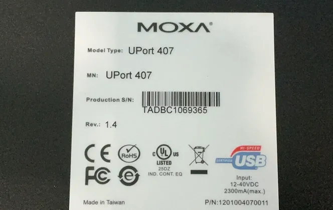 Moxa 7-port Industrial Grade Usb Hub - Uport 407
