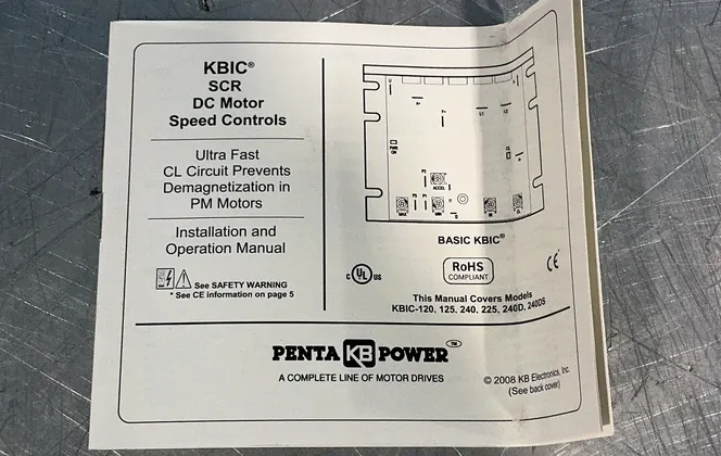 Kb Electronics Dc Drive - Kbic-240ds