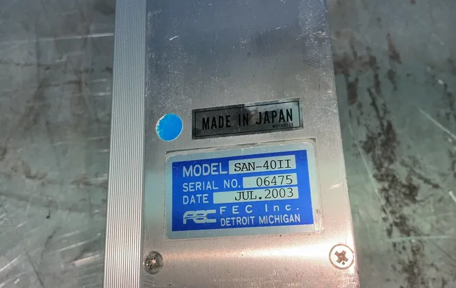Fec Inc Servo Drive - San-40ii