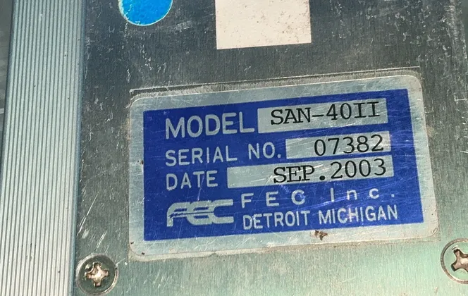 Fec Inc Servo Drive - San-40ii