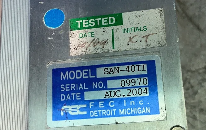 Fec Inc Servo Drive - San-40ii