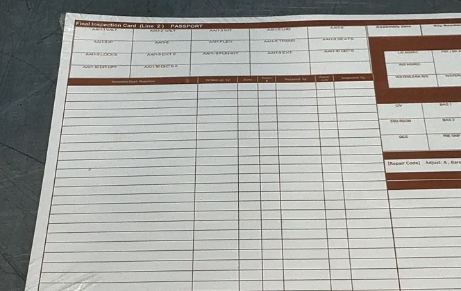 Inspection Papers