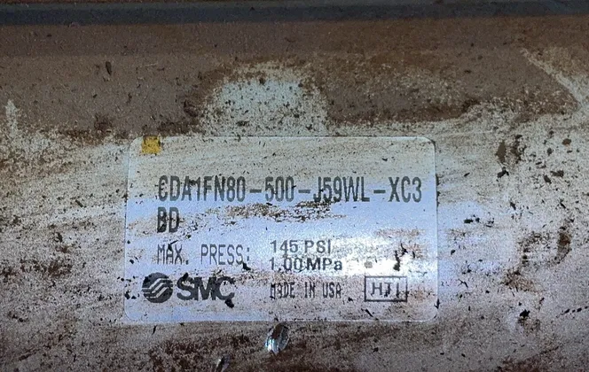 Smc 145 Psi Cylinder - Cda1fn80-500-j59wl-xc3-bd