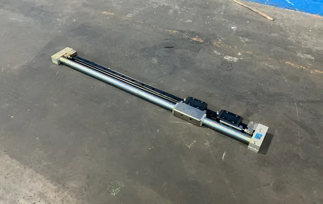 Nok F-tec Rodless Pnuematic Cylinder Air Linear Actuator - Prd-wg25-600-qc
