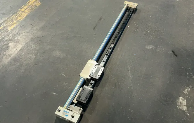 Nok F-tec Rodless Pnuematic Cylinder Air Linear Actuator - Prd-wg25-600-qc