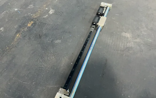 Nok F-tec Rodless Pnuematic Cylinder Air Linear Actuator - Prd-wg25-600-qc