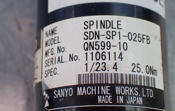 Sanyo Machine Works Electric Nutrunner - Sdn-sp1-025gb