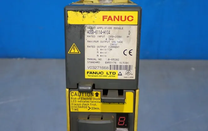 Fanuc Servo Amplifier Module - A06b-6114-h104